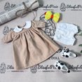 thumbnail image 6 of BlissfulPixie Handmade Waldorf Doll Clothes 12 inch clothing Set with Pretty Box Girl Christmas Birthday Gift-Ada's Clothes Accessories, 6 of 6