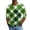 Dark Green, variant on Men's St. Patrick's Day Shamrock Henley Shirt 3/4 Sleeve Casual Clover Print Top