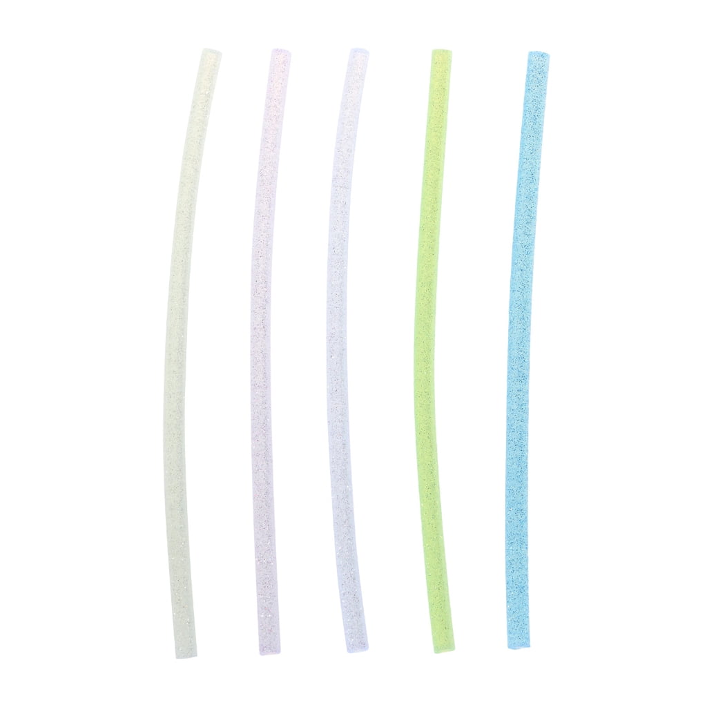 MOMOJIA 100 Coloured Mini Hot Melt Adhesive Sticks, 7x200mm, for Crafts and Quick Repairs, Assorted Color School Office Supplies