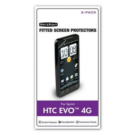Fellowes 3pk Screen Protectors For Htc Evo