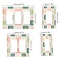 thumbnail image 2 of Yayeee Rocker Switch Wall Plate 3-Gang 6.5"x4.6" Home Decorative Outlet Cover, Beige Abstract, 2 of 6