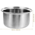 thumbnail image 2 of NICERIO Compact Stainless Steel Pot Liner, Perfect for Small Kitchens and Restaurants, 2 of 7