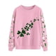 thumbnail image 2 of TaTaai St Patricks Day Sweatshirt Women Shamrock Long Sleeve Shirt Irish Festival Holiday Crewneck Causal Top Gift, 2 of 5