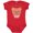 Red, variant on Inktastic I Love My Mommy- cute baby bear Boys or Girls Baby Bodysuit