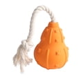 thumbnail image 1 of Dog Chewing Toy, Interesting Rubber Pet Chewing Toy Safe Pumpkin Shape Interactive  for Cats for Living Room for Balcony, 1 of 8