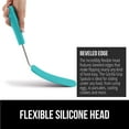 thumbnail image 6 of GORILLA GRIP Patented Silicone Spatula, Nonstick Heat Resistant BPA-Free, 11.6 in, Turquoise, 6 of 9