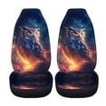 thumbnail image 5 of FOR U DESIGNS Owl Galaxy Pattern Car Front Seats Cover Sets for Women Men Breathable Bucket Seat Cover Interior Covers for Vehicle SUV Truck Sedan-Pack of 2, 5 of 7