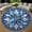 Name Snowflake, variant on Circle Area Rug, Christmas Amethyst 2 Washable Non-Slip Floor Carpet, Soft Rug for Living Room Bedroom Decor 24 Inch