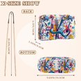 thumbnail image 4 of FORMRS Women Crossbody Purse with Chain Strap Vegan Leather Shoulder Handbag, Musical Pattern, 4 of 7