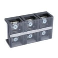 Flash Sale Terminal Strip Blocks 3 Positions Dual Rows Pre Insulated