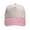Pink, variant on LIZENG Beige Top Striped Brim Baseball Cap for Women Men Two Tone Trucker Hat Lightweight Soft Cotton Adjustable Curved Bill Dad Hat Casual Outdoor Sun Hat