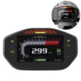 thumbnail image 2 of Velocímetro Digital, Velocímetro Led Lcd Pantalla De 6 Segmentos Nivel De Combustible Universal Para Modificación De Motocicleta Para Todas Las Motocicletas De 2/4 Cilindros OTVIAP Motorcycle Dashboard, 2 of 8