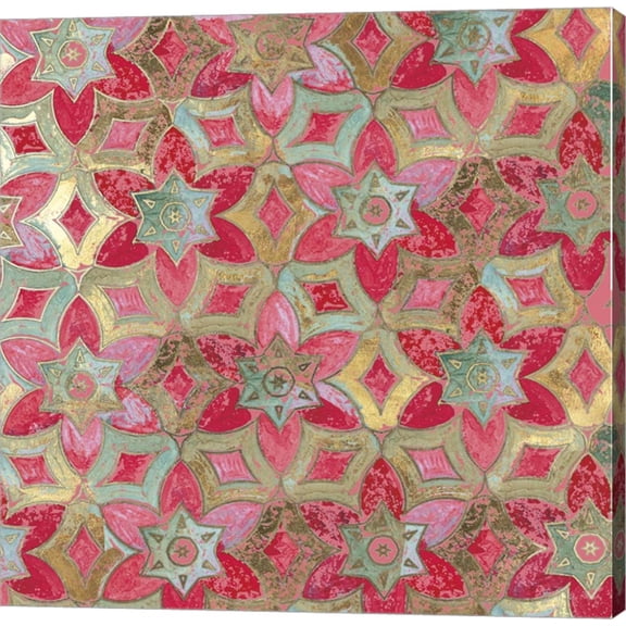 Great Art Now Boho Tile II by Aimee Wilson Canvas Wall Art