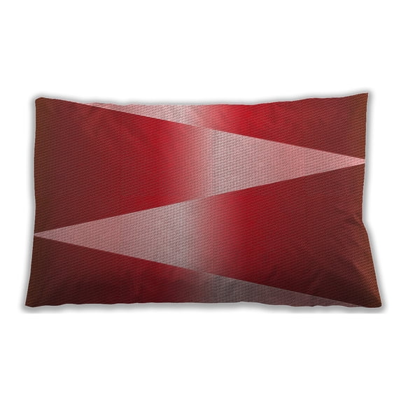 Ahgly Company Indoor Rectangular Contemporary Lumbar Throw Pillow, 13 inch by 19 inch