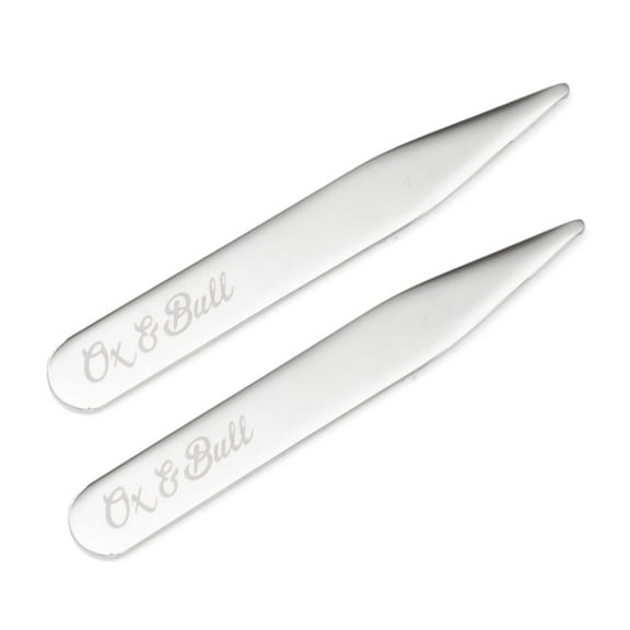 Stainless Steel Engravable Collar Stays