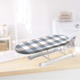 thumbnail image 2 of JASUVII Ironing Board, Tabla de Planchar Plegable, Mesa de Planchar, Tabla de Planchar Sobremesa, 61 * 37 * 17cm Burro para Planchar Peque&ntilde;a con Soporte de Hierro(con Funda de Tela de Recam, 2 of 9