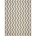 thumbnail image 3 of SAFAVIEH Courtyard Ayden Chevron Indoor/Outdoor Area Rug, Grey/Beige, 9' x 12', 3 of 7