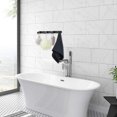 thumbnail image 5 of Ganchos para toallas de pared YUANXCMXG Acero inoxidable 304 Negro 4 ganchos, 5 of 5