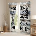 thumbnail image 3 of Manfei RV Car Curtains Pack of 2 (42x84 Each) for Teens Boys Girls,Happy Camping Curtains Blackout,Lodge Cabin Bedroom Curtains,Super Cozy Room Decor, 3 of 6