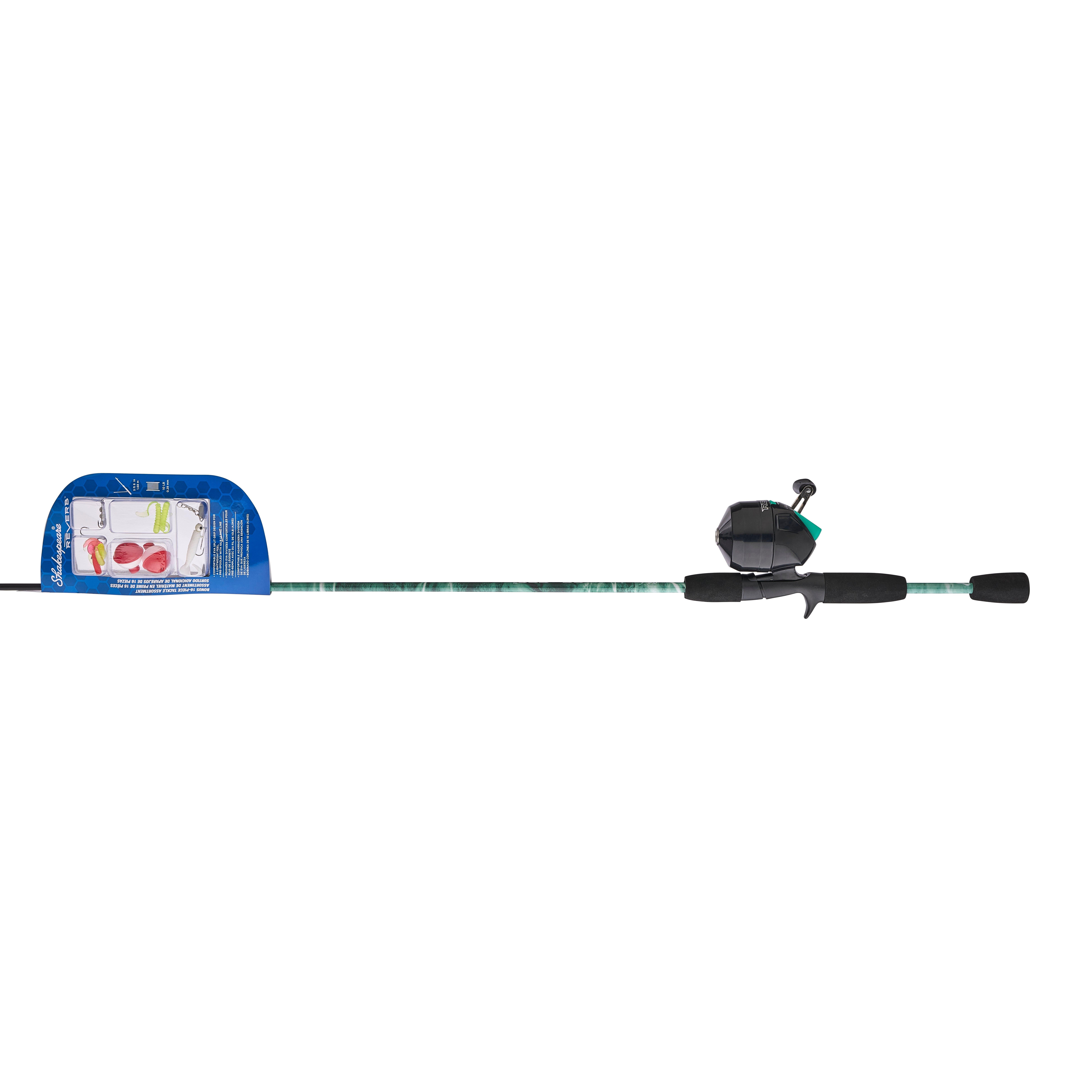 Shakespeare Reverb Mossy Oak Spincast Reel and Fishing Rod Combo Kit