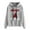 Grey, variant on EGNMCR Christmas Sweatshirt Women's Fashion Casual Long Sleeve Christmas Print Hooded Sweatshirt Tops Blouse Hoodies for Women