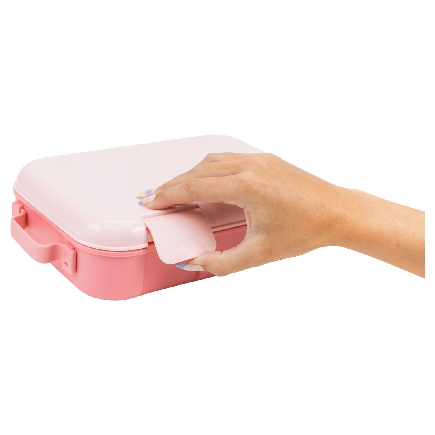 Cool Gear Plastic 3-Compartment Bento Box with Freezer Pack 2 Count