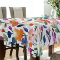 thumbnail image 5 of Yayeee Tablecloths 54" x 54" Rectangle Wrinkle Resistant Party Table Cover, Purple Wildflower Pattern, 5 of 8