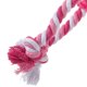 thumbnail image 3 of EeaseMX Juguete de cuerda con chirrido para mascotas, peluche de pana con forma de flamenco, juguete interactivo de peluche limpio con dientes (rosa), 3 of 7