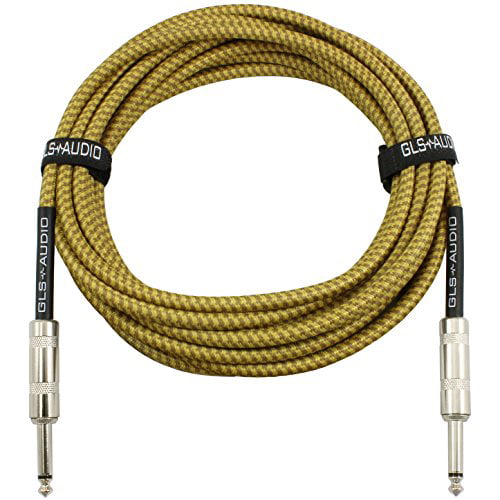 GLS Audio Guitar Cable - 1/4 Inch TS to 1/4 Inch Instrument Cable 