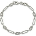 thumbnail image 4 of Sterling Silver Bracelet Made In India qg2218-7.5, 4 of 5
