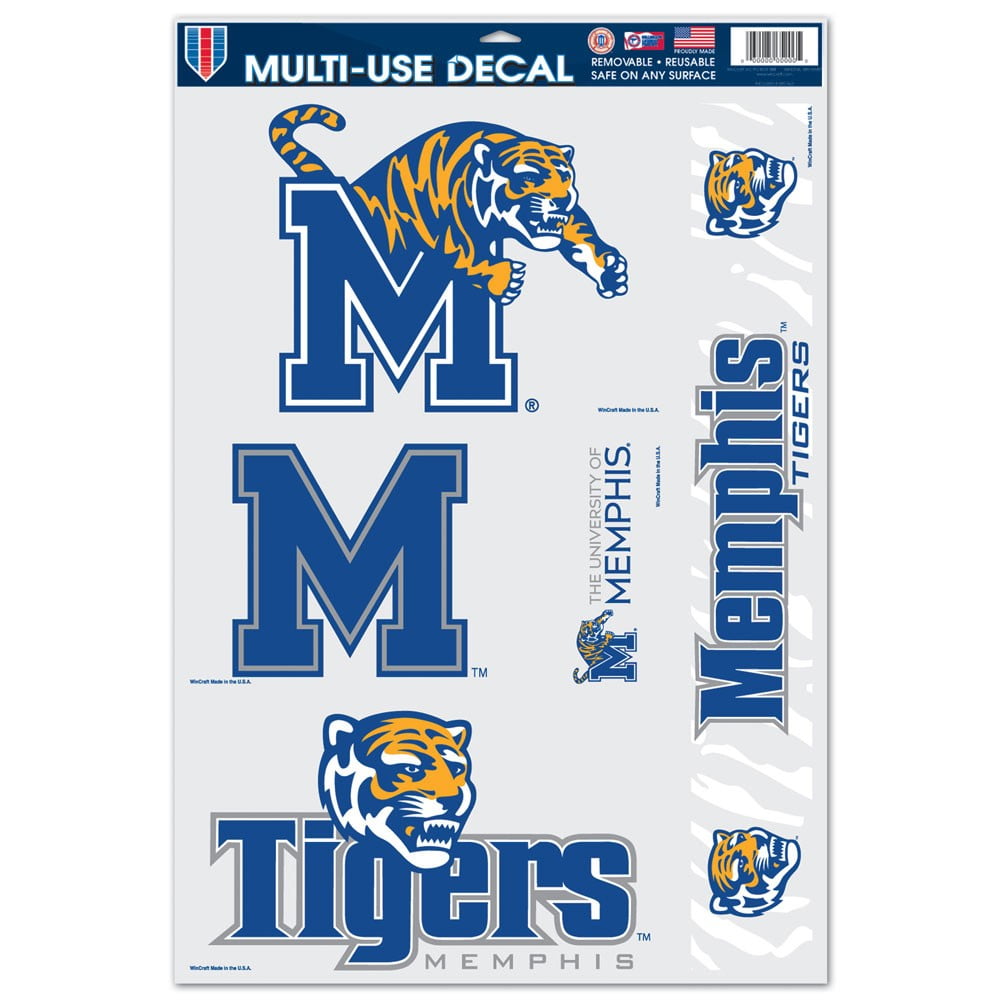 UNIVERSITY OF MEMPHIS Tigers X-LARGE Super Size Logo Decal 