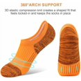 thumbnail image 5 of No Show Socks Womens Athletic Cushion Ankle Footies Low Cut 5-6 Pairs, 5 of 6