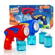 USA Toyz 2pk Bubble Blowing Toy Machine  Light up Bubble Blaster Toy for Boys & Girls Ages 3+