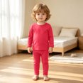 thumbnail image 6 of JFOPQVSM Kids Underwear Set Long Sleeve Thermal Underwear for Toddler,Boys Girls Thermals Base Layer for Cold Weather Unisex (1-7Y), 6 of 7
