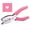 1/5 inch Heart-Pink, variant on ZOURIH 1 Pack Single Hole Punch Metal Handheld Small Hole Puncher with Soft Grip, Star Heart Circle Shape Paper Puncher for DIY Craft Tags Greeting Cards Scrapbook,1/16 inch Round-Pink