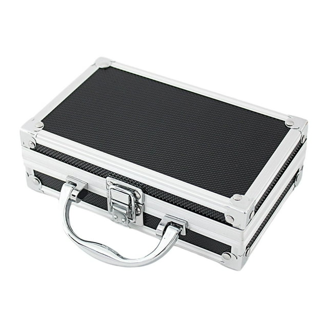 relayinert Mic Gear Storage Box Hard Case Case Carrying Instrument Box Hard Shell M Black Black S