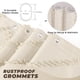 thumbnail image 5 of Cortina TURKIO Beige Boho 183x183 cm Chevron Acolchada, 5 of 9