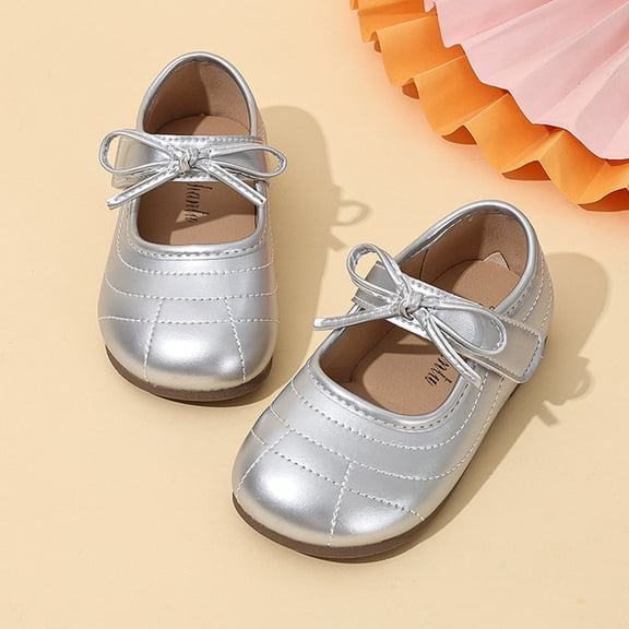 Willtoo Girl Mary Jane Ballet Flats Comfort Bowknot School Party Dress Shoes