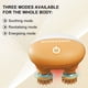 thumbnail image 3 of Scalp Kneading Device Rboleaf Masajeador Cabeza Electrico Cuero Cabelludo Y Cuerpo Recar (Heat Head ) Yellow, 3 of 9