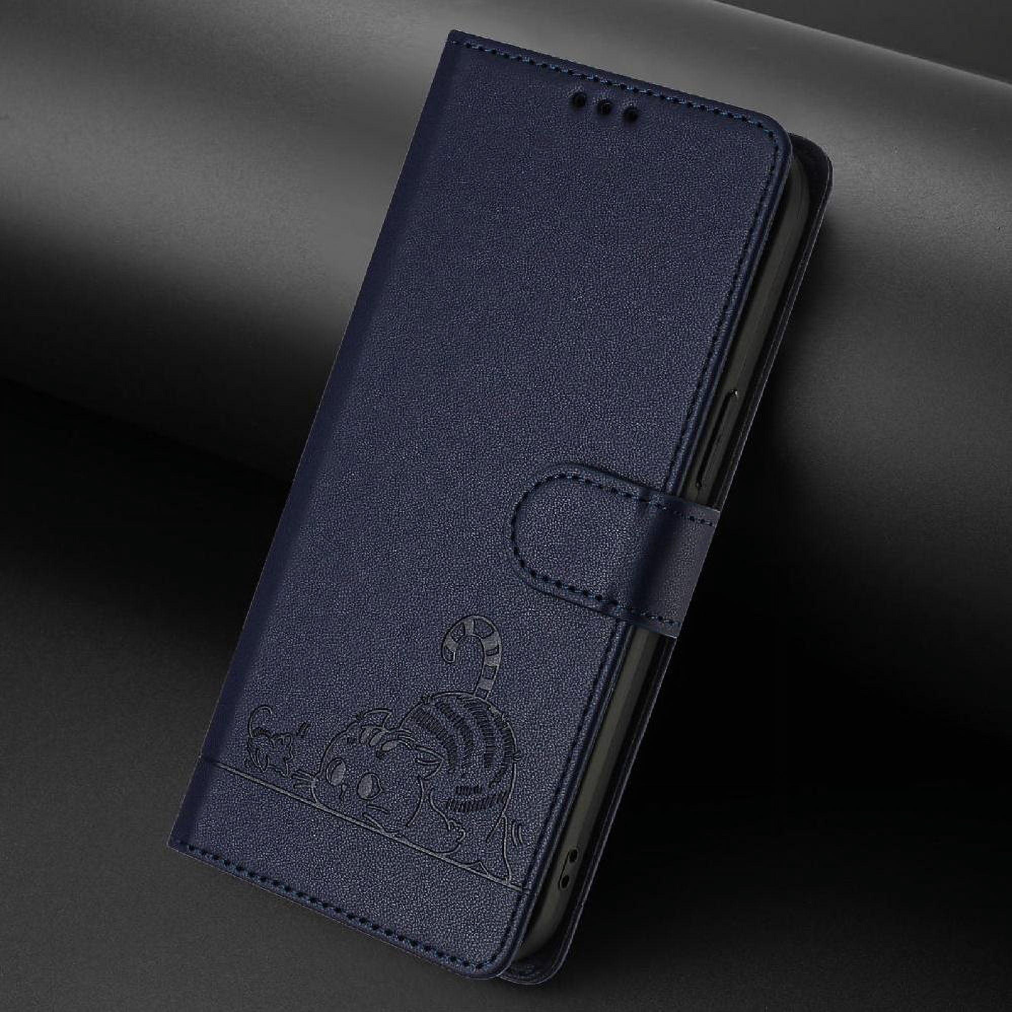 Flip case for GANGXUN BLU View 5 Wallet Case with Kickstand, Card Slots, RFID Block, Cat Design