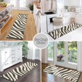 thumbnail image 6 of Yayeee Runner Rug for Bedroom 2'x6' Machine Washable Hallway Non Slip Mat, Black Lines, 6 of 8