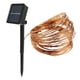 thumbnail image 3 of Guirnalda de luces LED solares para exteriores con cable de cobre, suministros para bodas y fiestas. 8 modelo 10m 100 LED Multicolor, 3 of 9