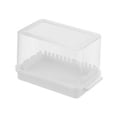 thumbnail image 1 of Product Category Food Storage - Product Title Butter Cutting Storage Butter Dish Cutter With Lid Transparent Cheese Slicer Tray Container for Kitchen Home Use, 1 of 7