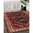 thumbnail image 2 of Ahgly Company Indoor Round Traditional Brown Persian Area Rugs, 4' Round, 2 of 6