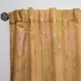 thumbnail image 3 of DESIGN ART Designart 'Retro handdrawn flowers III' Mid-CenturyCurtain Single Panel 52 in. wide x 90 in. high - 1 Panel 90 Inches, 3 of 5