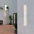 thumbnail image 2 of Modern LED Wall Lights White Outdoor Linear Lighting Fixtures for Garden Exterior Wall Sconce Wall Mount Lighting for Porch Patio Garage Door 47.2 Inch, 2 of 8