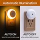 thumbnail image 3 of Luz nocturna LED, luz nocturna enchufable con sensor de atardecer a amanecer, luz de pared nocturna blanca cálida inteligente, antiinfrarrojos para baño, dormitorio, hogar, cocina, pasillo, 3 of 3