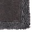 thumbnail image 3 of Better Trends Premium Bathroom 30 Round Mat 100% Cotton, Water Absorbent Non-Slip Backing, Machine Washable For Bathroom, Tub, And Shower Use, Gray Shaggy Border Collection, 3 of 5