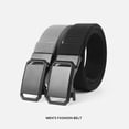 thumbnail image 2 of NUZYZ Men Belt Automatic Buckle Adjustable Length Comfortable Canvas Waistband Outdoor Training Belt Outfit Accessories, 2 of 8