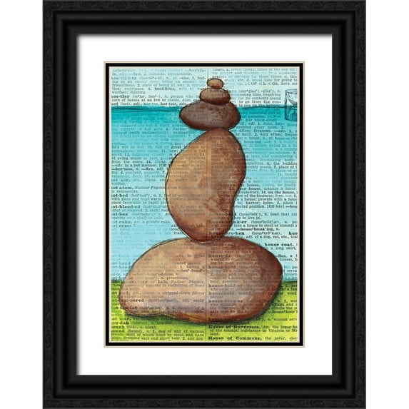 Allemand, Sue 18x24 Black Ornate Wood Framed with Double Matting Museum Art Print Titled - Balance